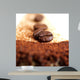 Cake With Coffee Beans Wall Mural