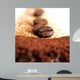 Cake With Coffee Beans Wall Mural