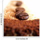 Cake With Coffee Beans Wall Mural
