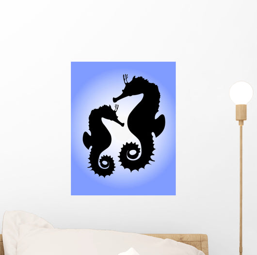 seahorses Wall Mural