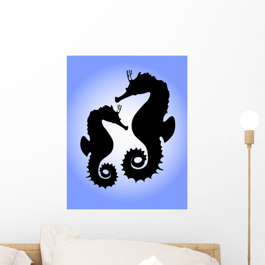 seahorses Wall Mural