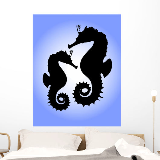 seahorses Wall Mural