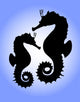 seahorses Wall Mural