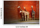 Four Giraffes Near the Wall Wall Mural