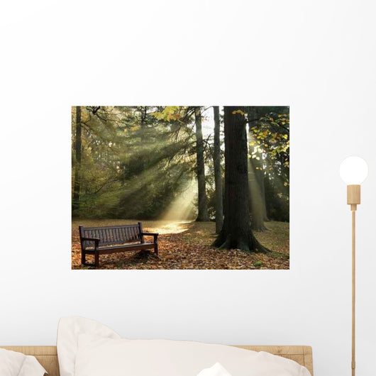 Autumn Park Wall Decal Design 2
