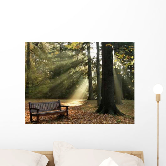 Autumn Park Wall Decal Design 2