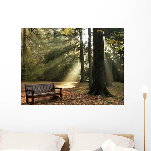 Autumn Park Wall Decal Design 2