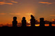 Sunset Ahu Tahai Easter Wall Decal