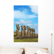 Moai Ahu Akivi Easter Wall Decal