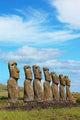 Moai Ahu Akivi Easter Wall Decal