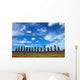15 Moai Ahu Tongariki Wall Decal Design 3