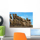 15 Moai Ahu Tongariki Wall Decal Design 2