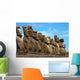 15 Moai Ahu Tongariki Wall Decal Design 2
