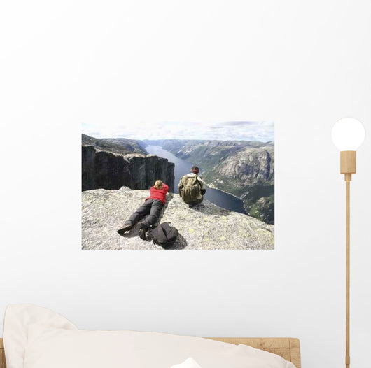 For Hikers Break through Wall Decal