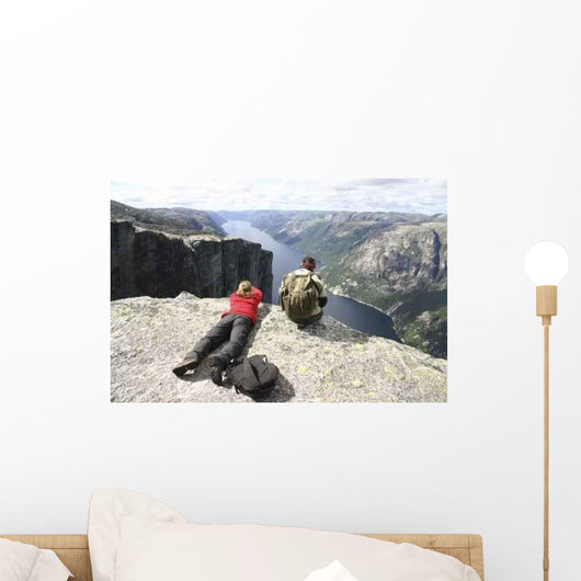 For Hikers Break through Wall Decal