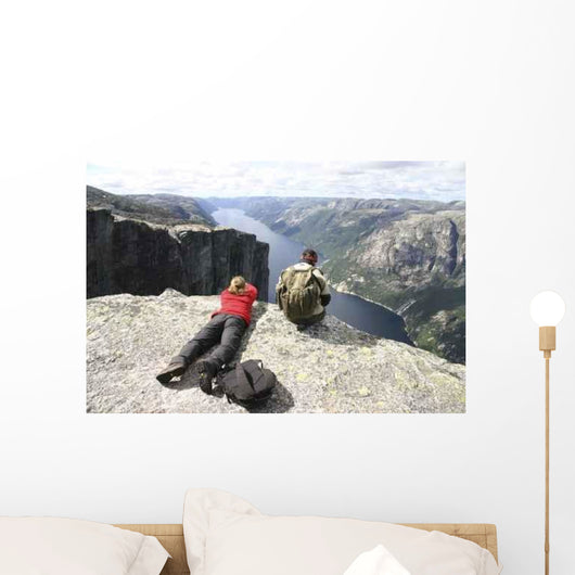 For Hikers Break through Wall Decal