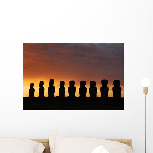 Rapa Nui Twilight Easter Wall Decal
