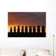 Rapa Nui Twilight Easter Wall Decal