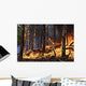 Forest Fire Caused Lightning Wall Mural