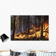Forest Fire Caused Lightning Wall Mural