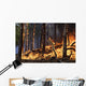Forest Fire Caused Lightning Wall Mural