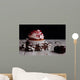 Raspberry cupcakes Wall Mural