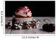 Raspberry cupcakes Wall Mural