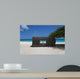 Beach hut on caribbean coast in Aruba Wall Mural