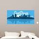 Dan Diego Skyline Wall Decal