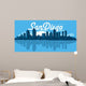Dan Diego Skyline Wall Decal