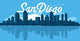 Dan Diego Skyline Wall Decal