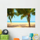 Palm Trees on the Beach Wall Mural