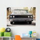 Classic American Black Car Wall Decal