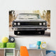 Classic American Black Car Wall Decal