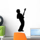 Guitar Player Silhouette Wall Decal