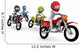 Competing in Motocross Wall Mural