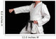 karate black belt martial art Wall Mural