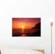 Sunset Capri Island Wall Decal