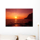 Sunset Capri Island Wall Decal