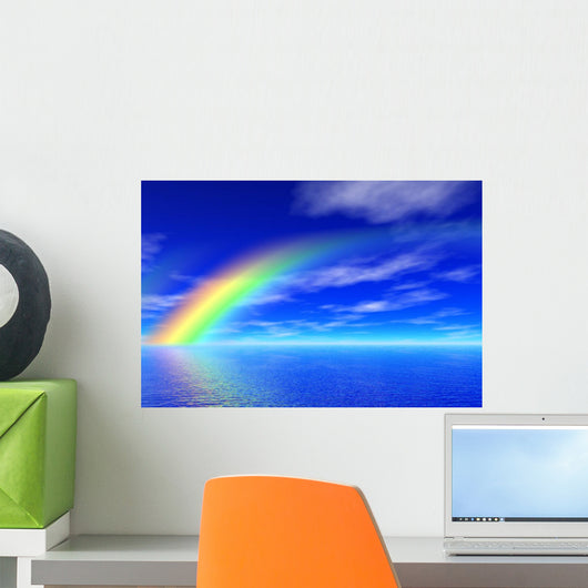 Rainbow Sea Wall Mural