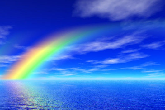 rainbow in the sea Wall Mural