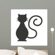 Cat Mascot Pet Silhouette Wall Decal