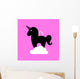 Unicorn Illustration Template Wall Decal