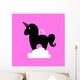 Unicorn Illustration Template Wall Decal