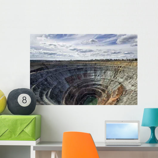 Extraction Diamonds City Mirnyi Wall Decal