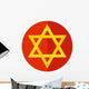 Judaism Star Icon Wall Decal
