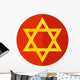 Judaism Star Icon Wall Decal