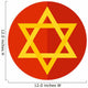 Judaism Star Icon Wall Decal