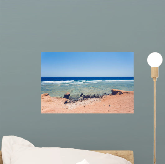 Red Sea Coastline Egypt Wall Decal Design 1