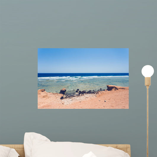 Red Sea Coastline Egypt Wall Decal Design 1